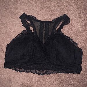 aerie black bralette